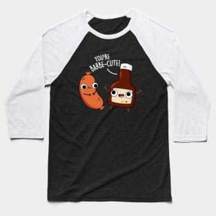 Barbe-cute Cute Funny Barbeque Pun Baseball T-Shirt